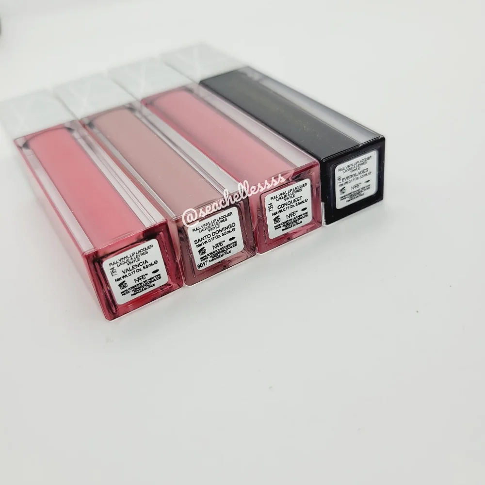 Valencia Nars Bright Pink Full Vinyl Lip Lacquer Brand New Authentic